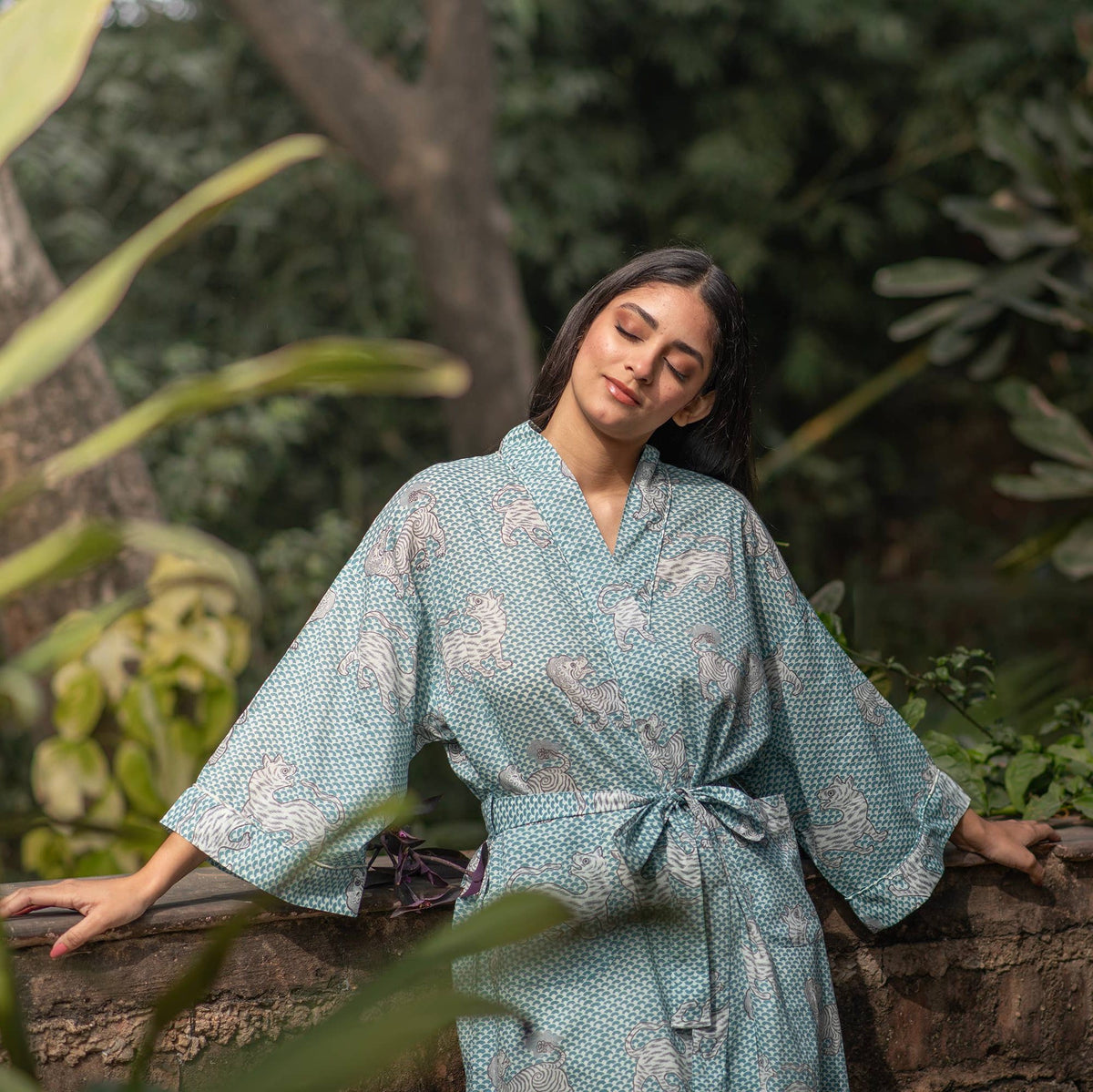 Soft Cotton Voile Kimono Robes