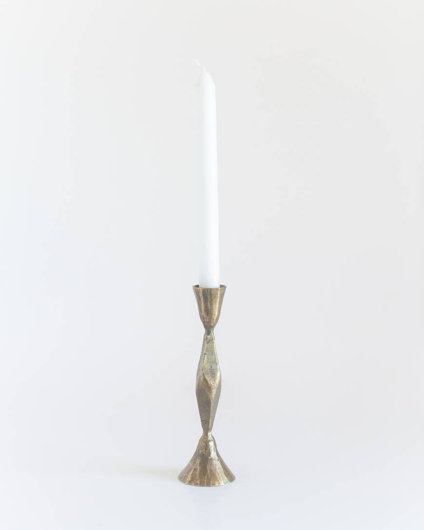 Hand-Forged Iron Candle Stand