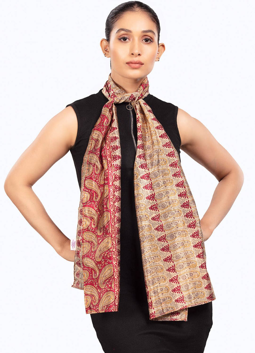 Up-Cycled Silk Sari Scarves