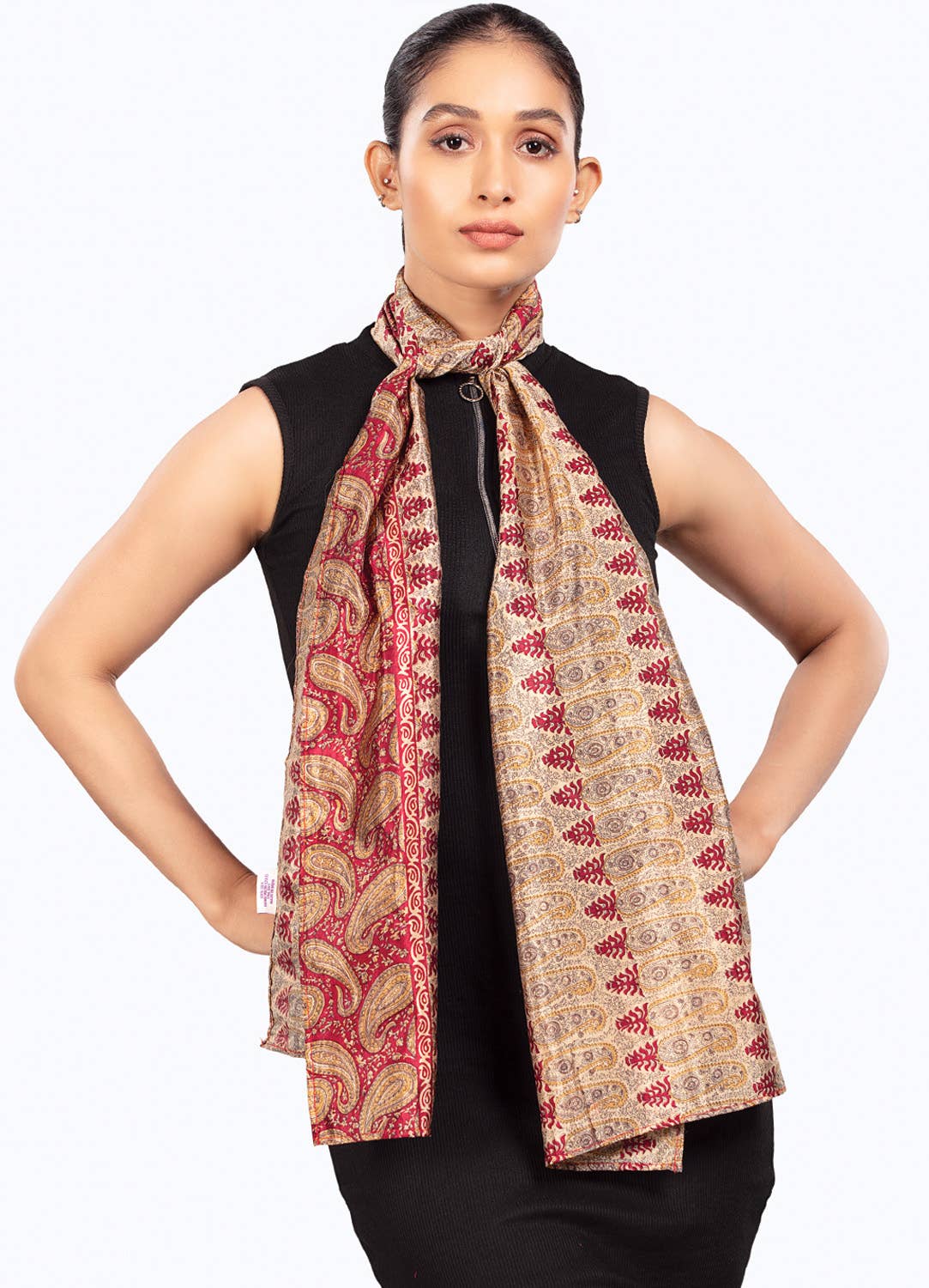 Up-Cycled Silk Sari Scarves