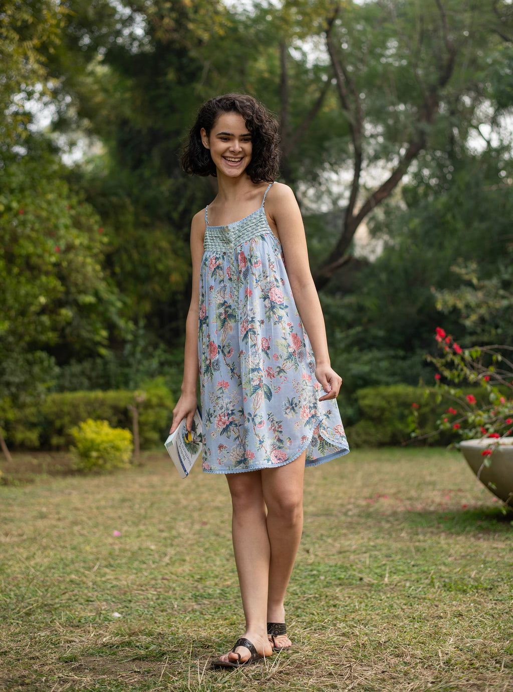 Strappy Cotton Summer Dress, India