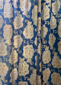 Block Printed Curtain Panels