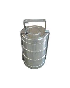 Stainless Steel Three-Tier Tiffin