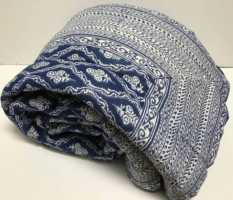 Blockprinted Cotton Quilts TWIN