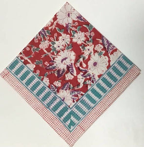 Block-printed Napkins, 20"