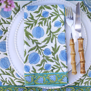 Block-printed Napkins, 20"