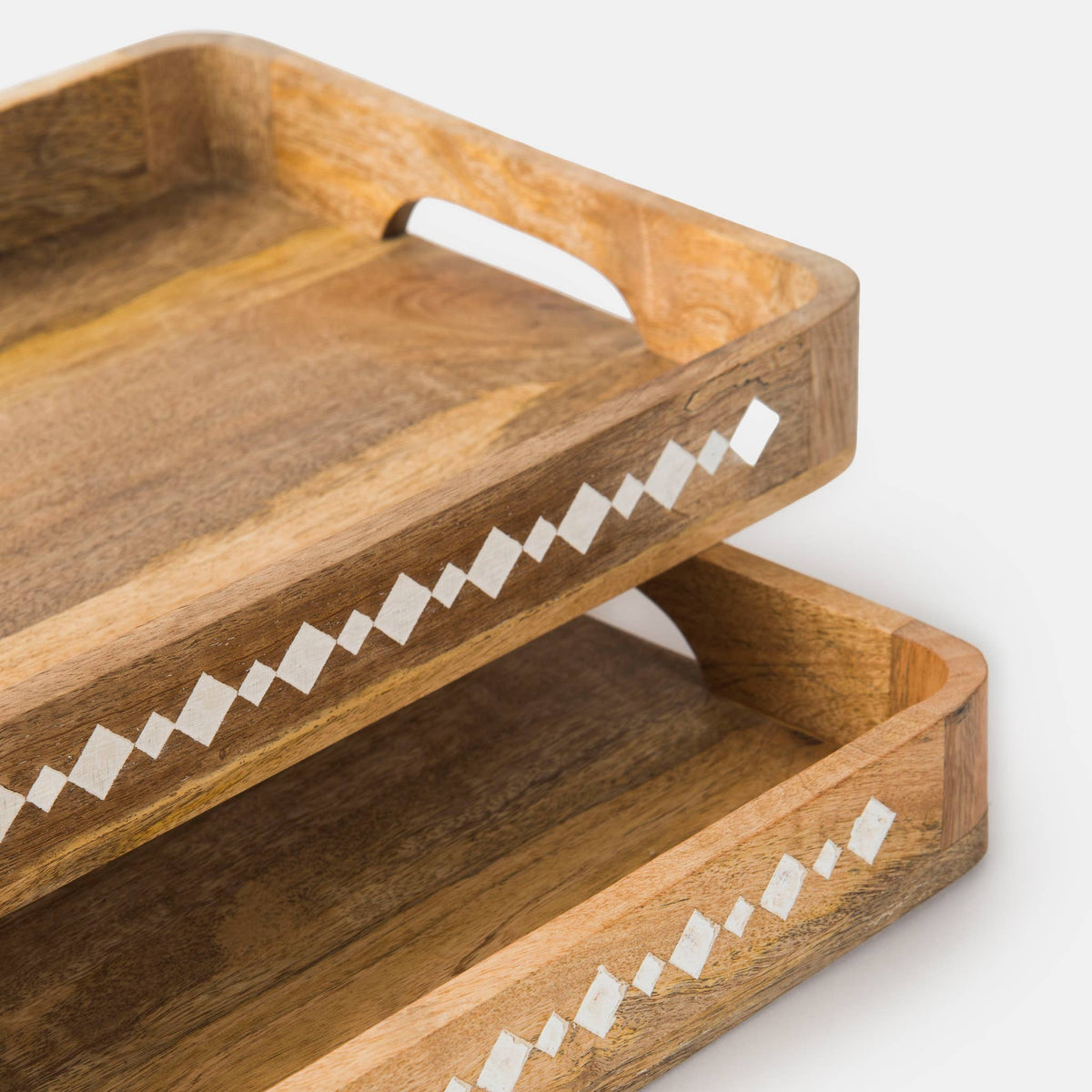 Wooden Tea Trays detail view 3 – Hill Station Ashland