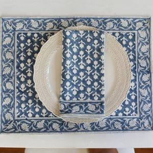 Block-printed Napkins, 20"
