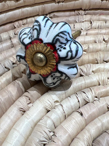 Blue Pottery Drawer Knobs