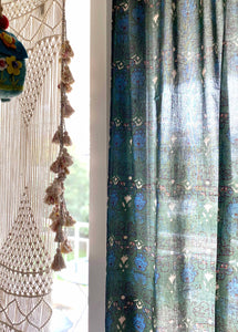 Block Printed Curtain Panels