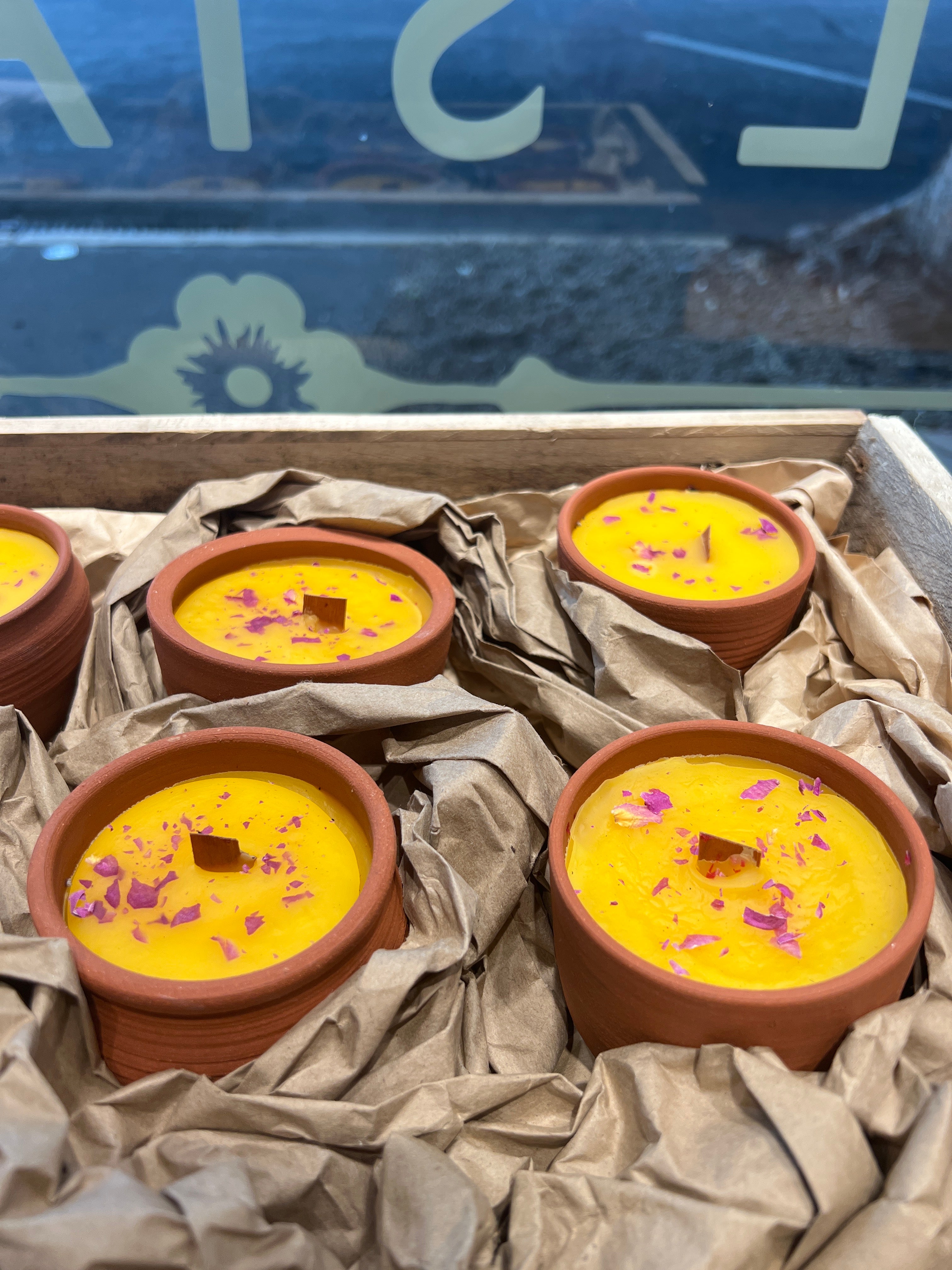 Honey Wine Clay Collection Candellas