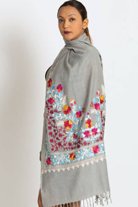 Karuna Embroidered Shawl