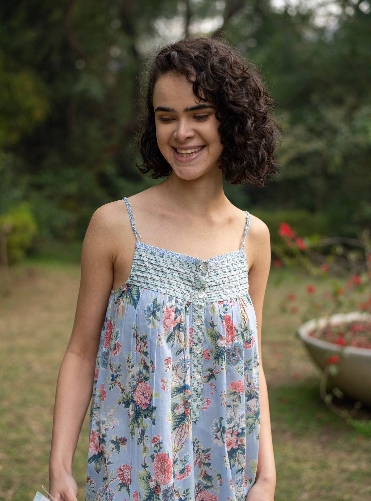 Strappy Cotton Summer Dress, India