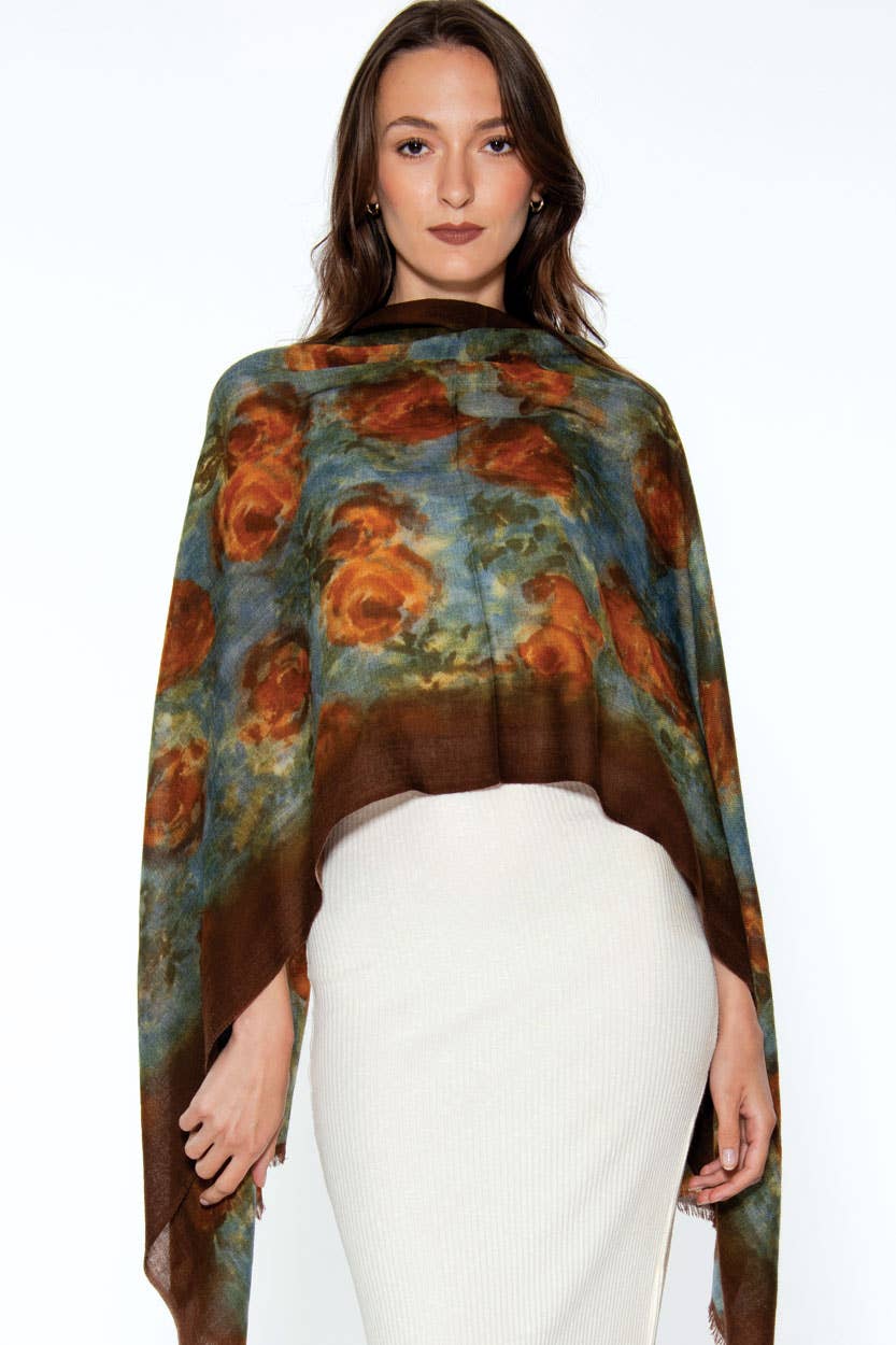 Reena Fine Wool Shawl