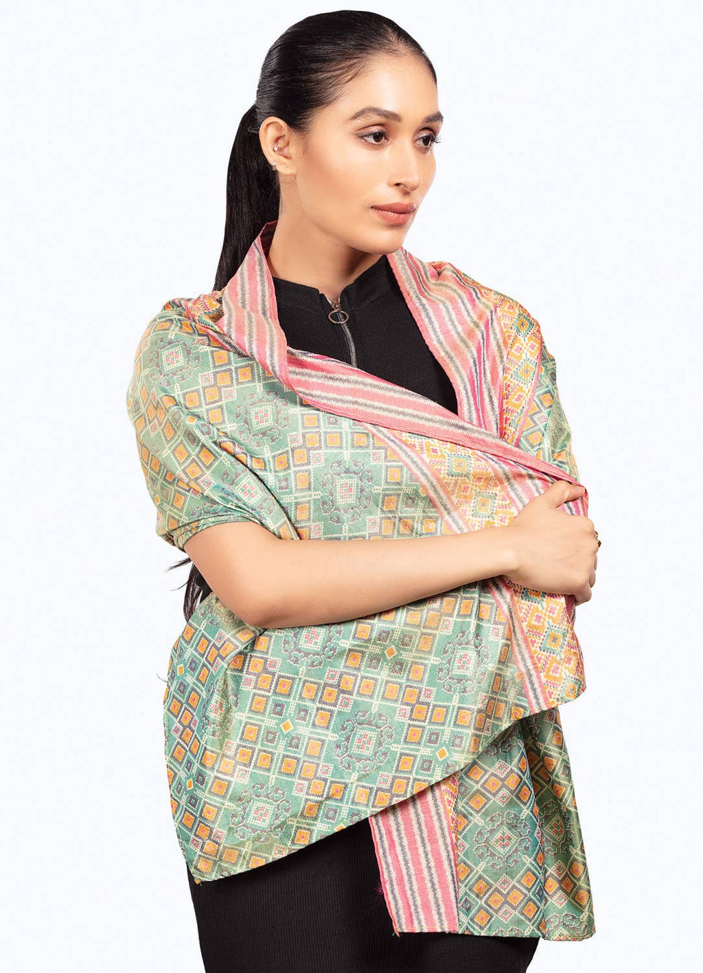 Up-Cycled Silk Sari Scarves