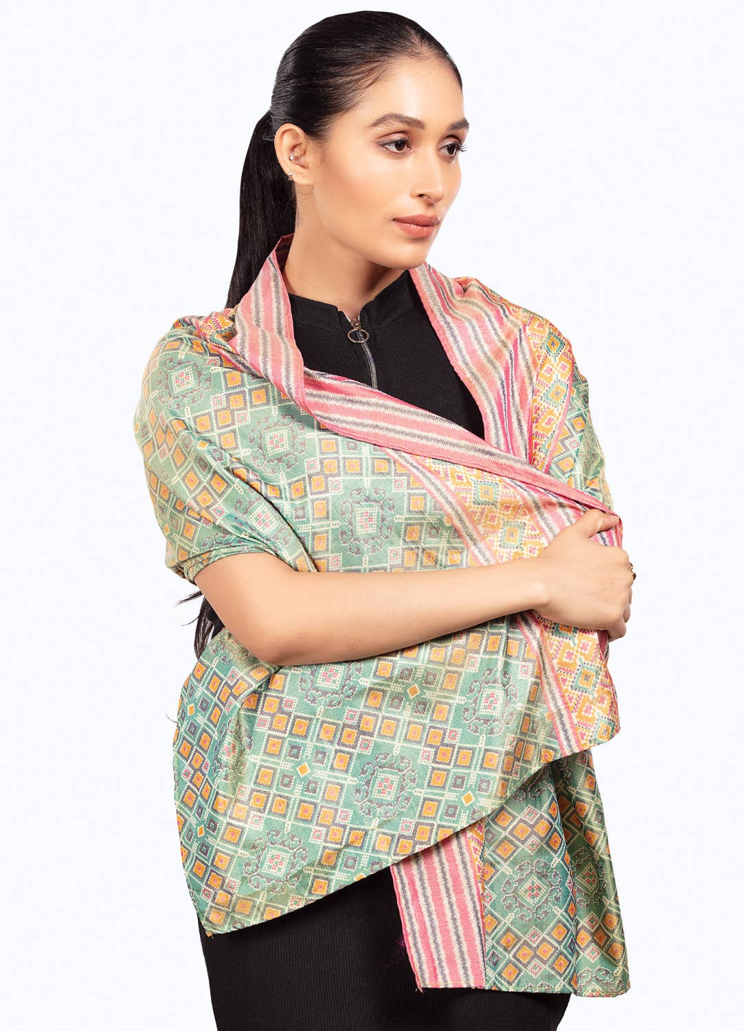 Up-Cycled Silk Sari Scarves