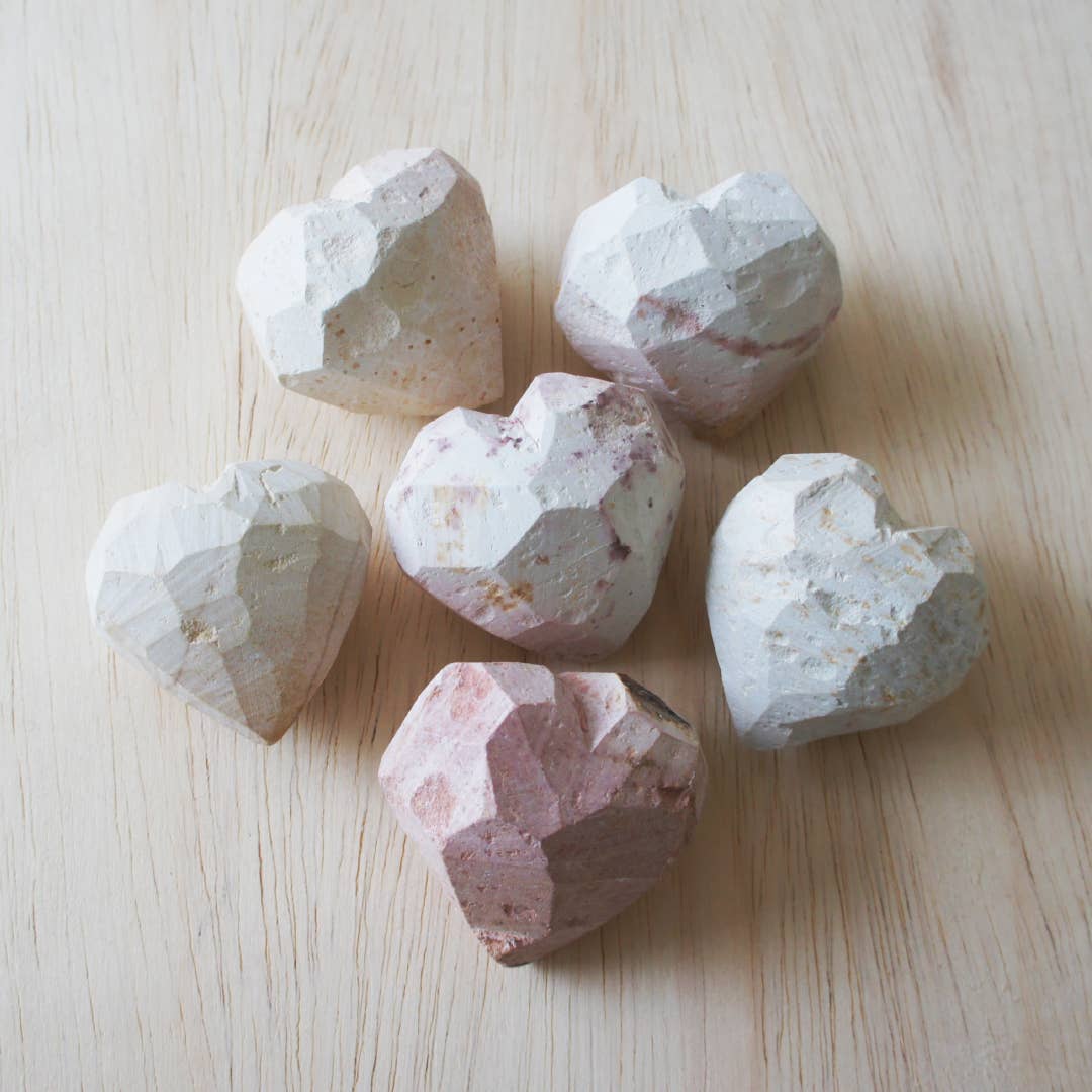 Work in Progress Soapstone Hearts
