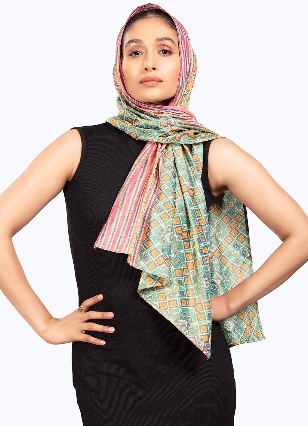 Up-Cycled Silk Sari Scarves