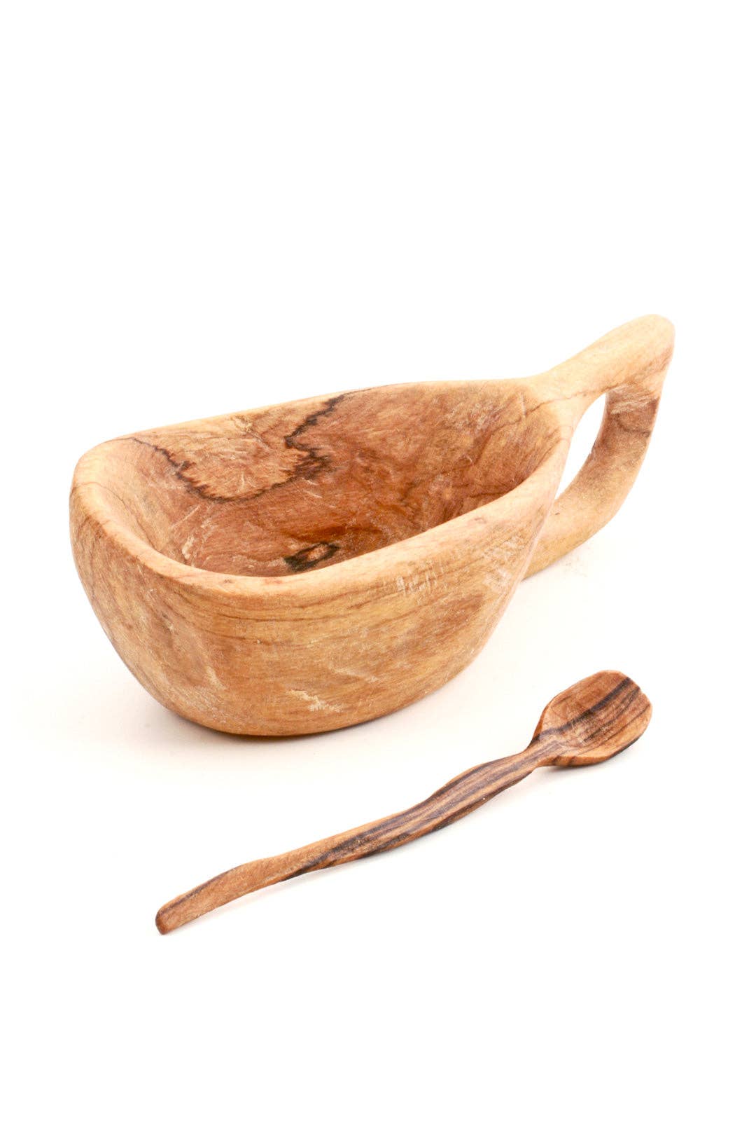 Wild Olive Wood Spice Bowl detail view 3 – Hill Station Ashland