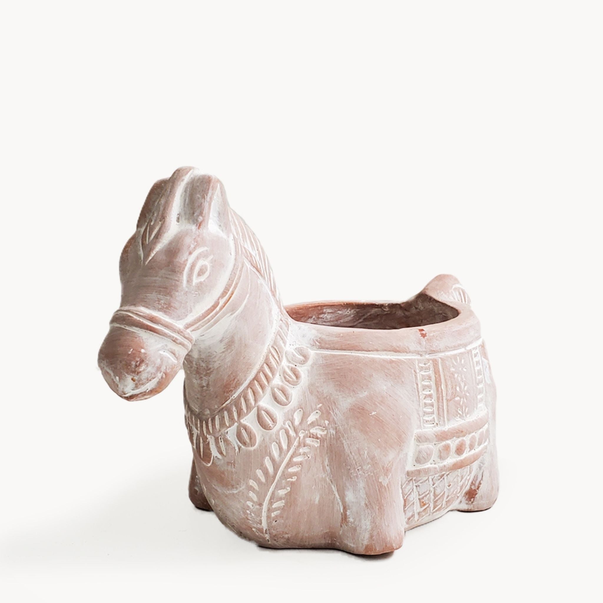 Terracotta Horse Planter