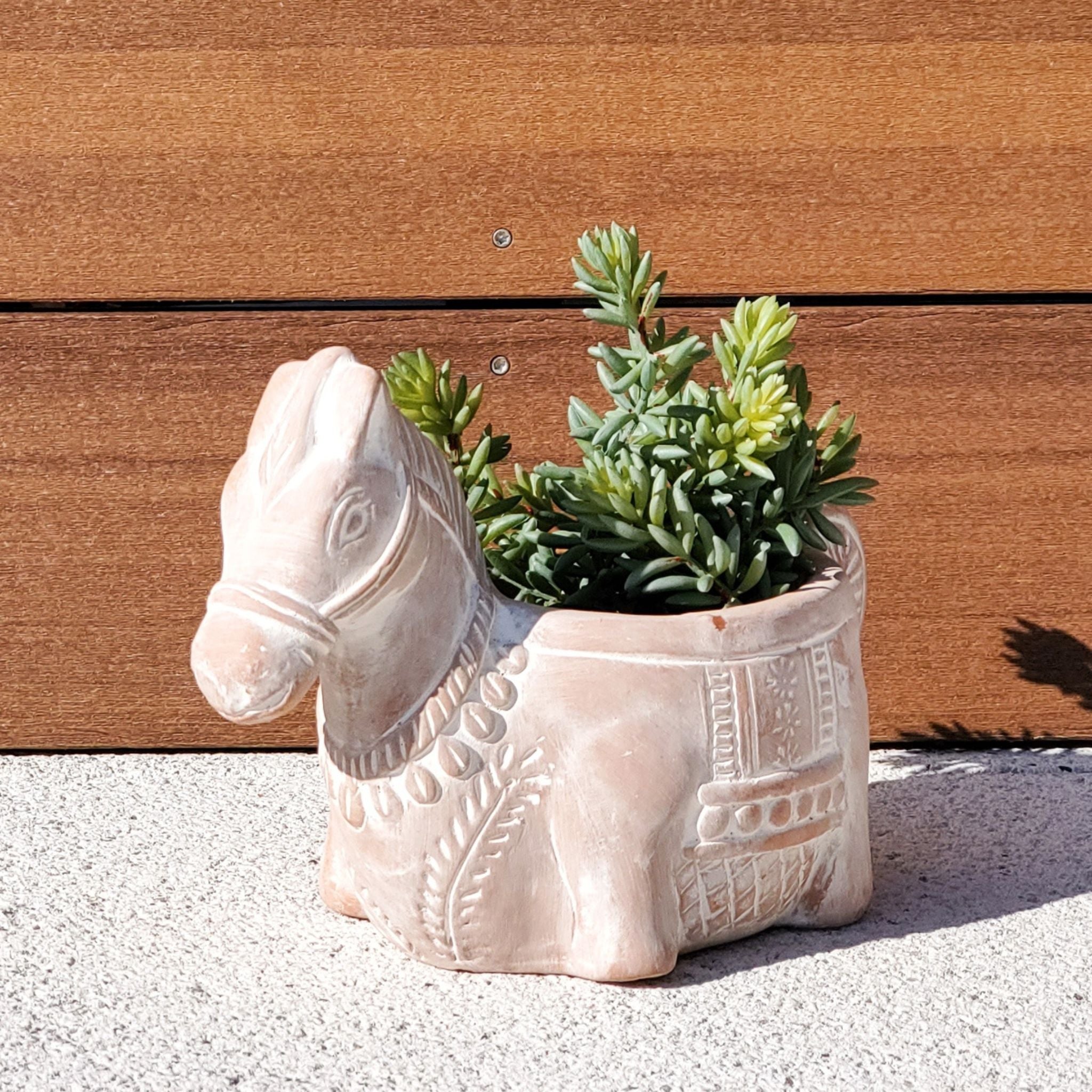 Terracotta Horse Planter