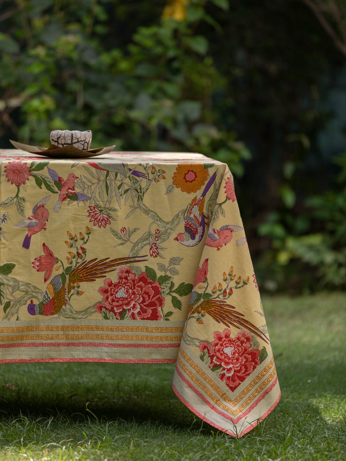 More Hand Printed Tablecloths, 60” x 90”