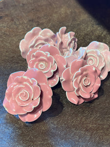 Blue Pottery Drawer Knobs