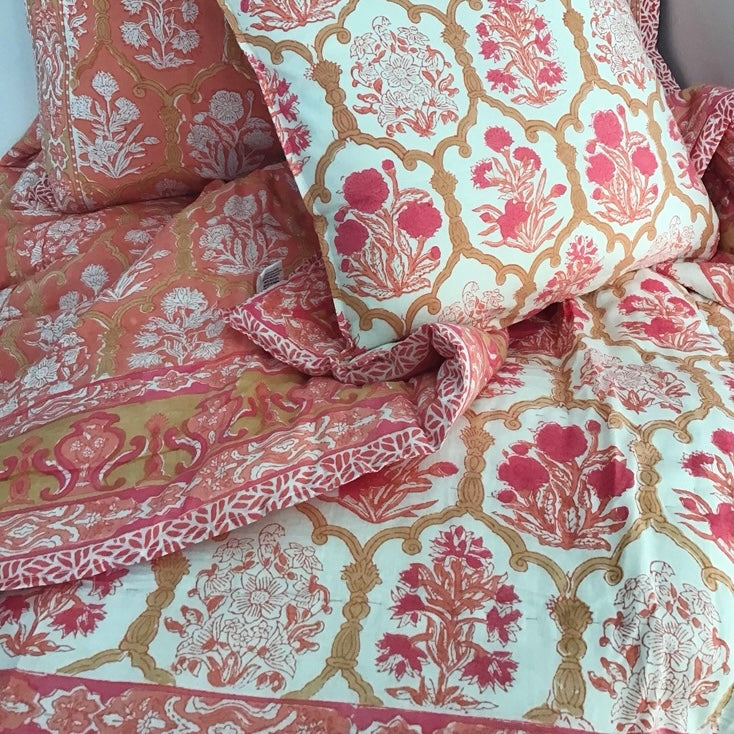 Blockprinted Cotton Quilts TWIN