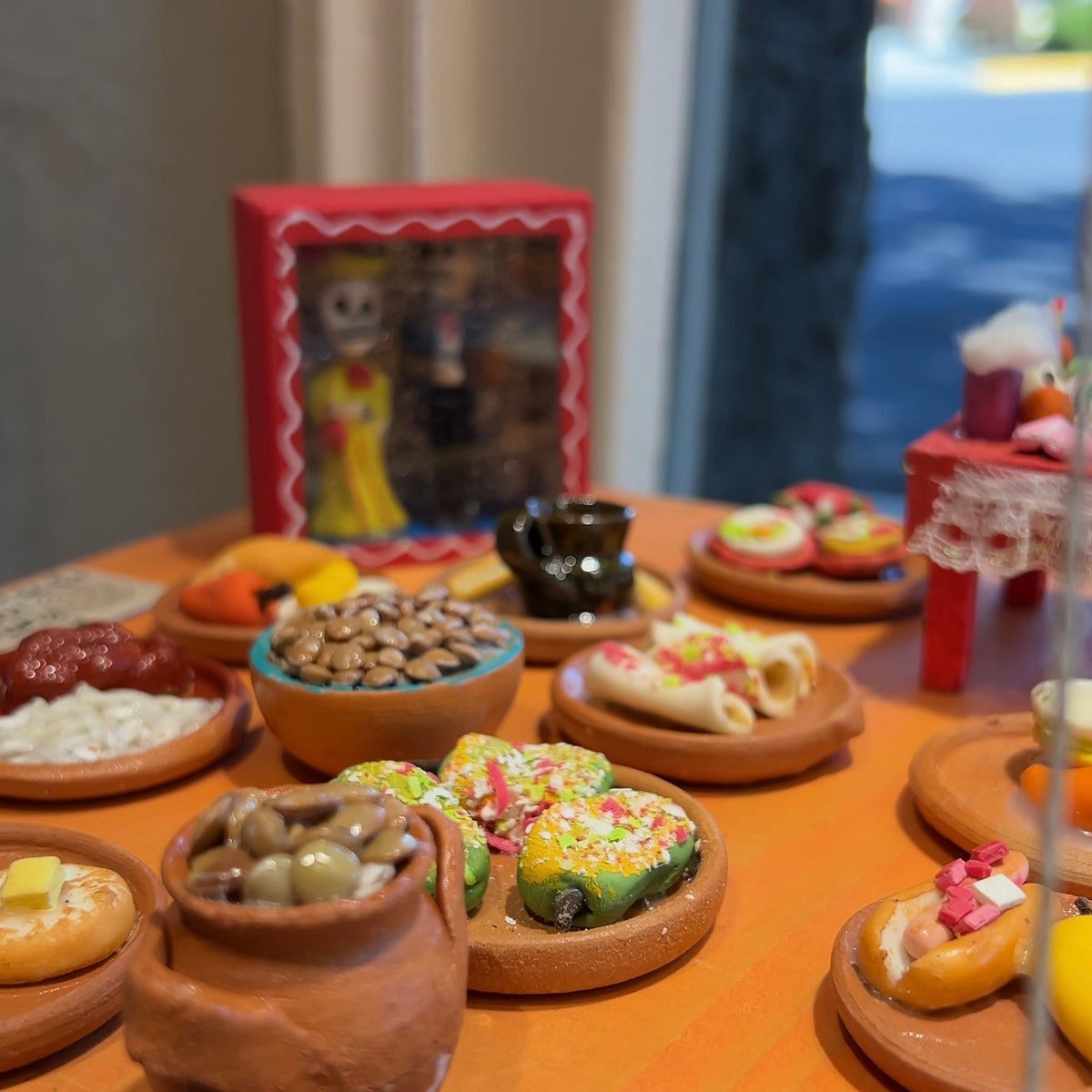 Mini Ofrenda Rug Day of the Dead Mini Ofrenda Plates | Hill Station Ashland