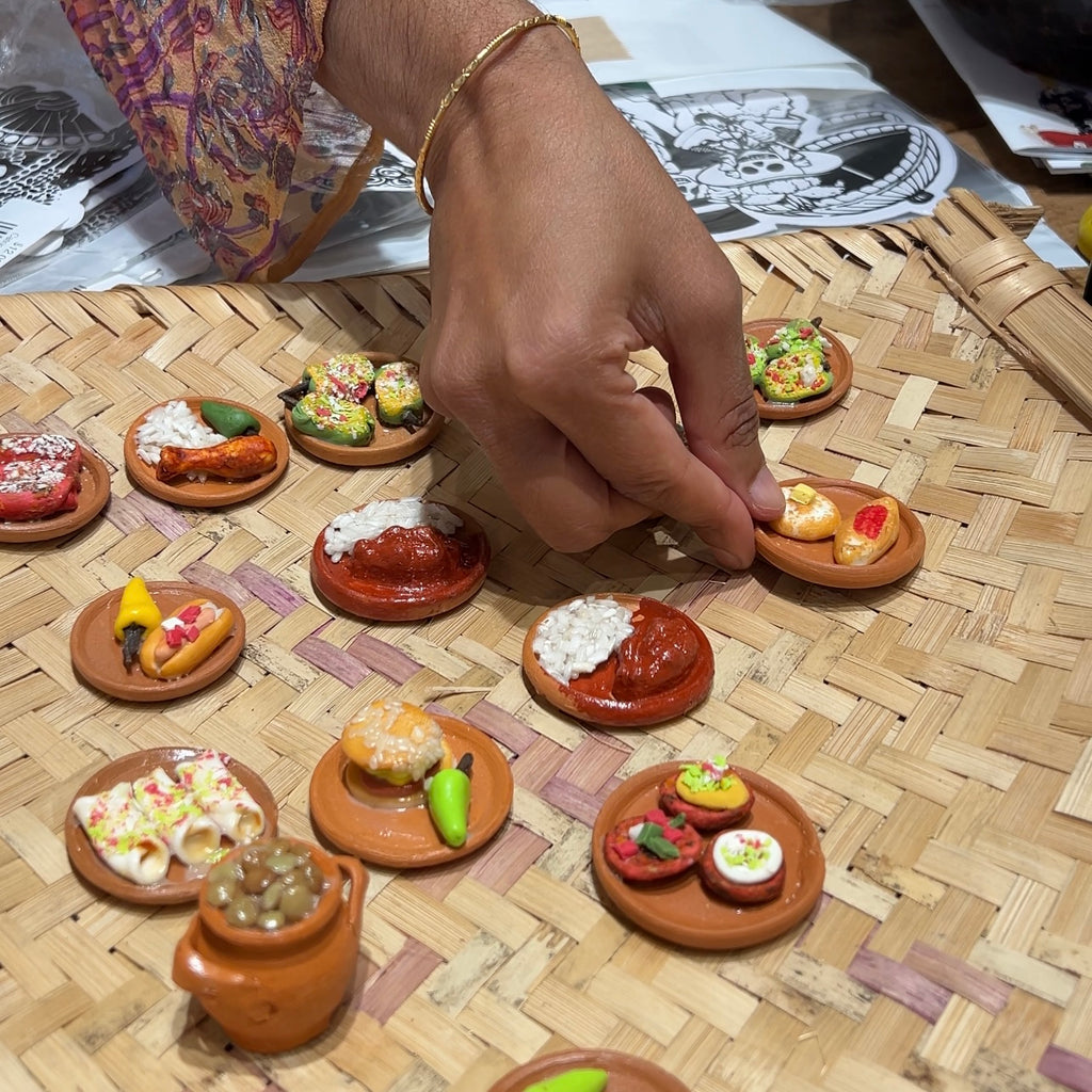 Day of the Dead Mini Ofrenda Plates detail view 7 – Hill Station Ashland