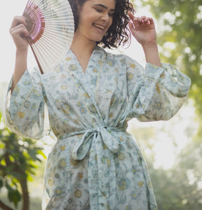Cotton Voile Kimono Robes