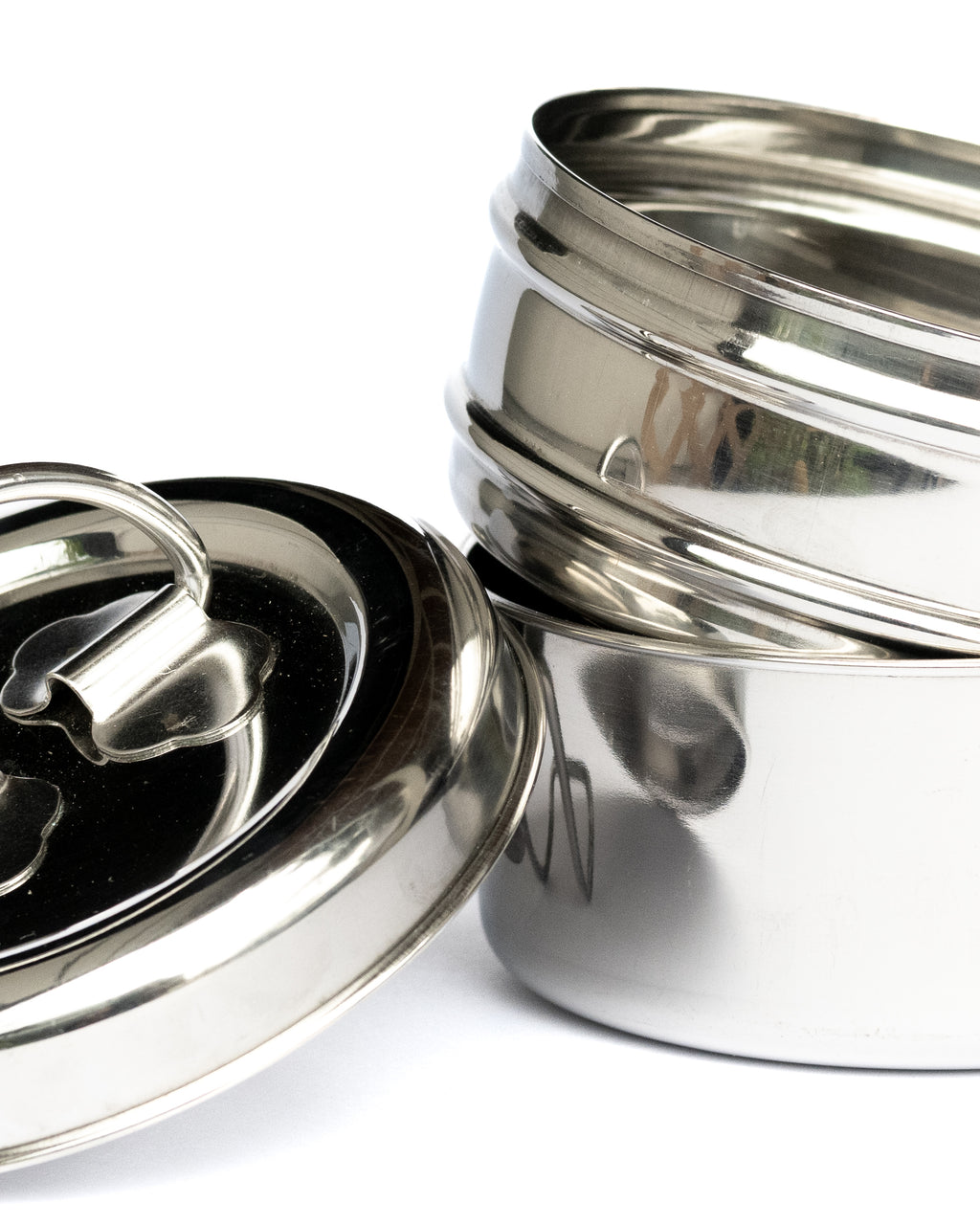 Stainless Steel Two-Tier Tiffin Large – Hill Station Ashland