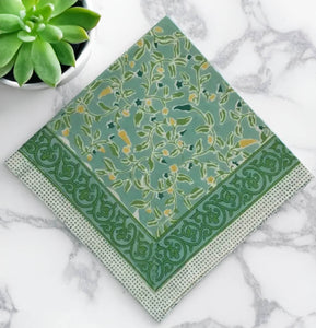 Block-printed Napkins, 20"
