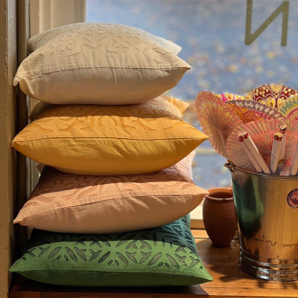 Chirni Cushion Covers 16” detail view 9 – Hill Station Ashland