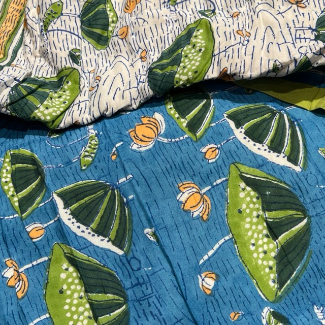 Blockprinted Cotton Quilts TWIN