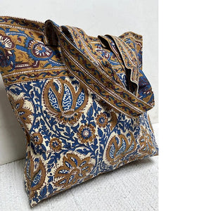 Cotton Canvas Picnic Tote