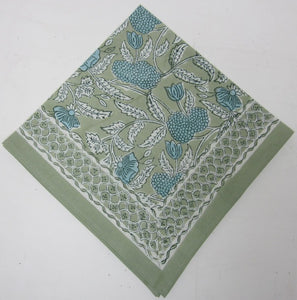 Block-printed Napkins, 20"