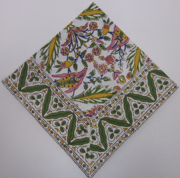 Block-printed Napkins, 20"