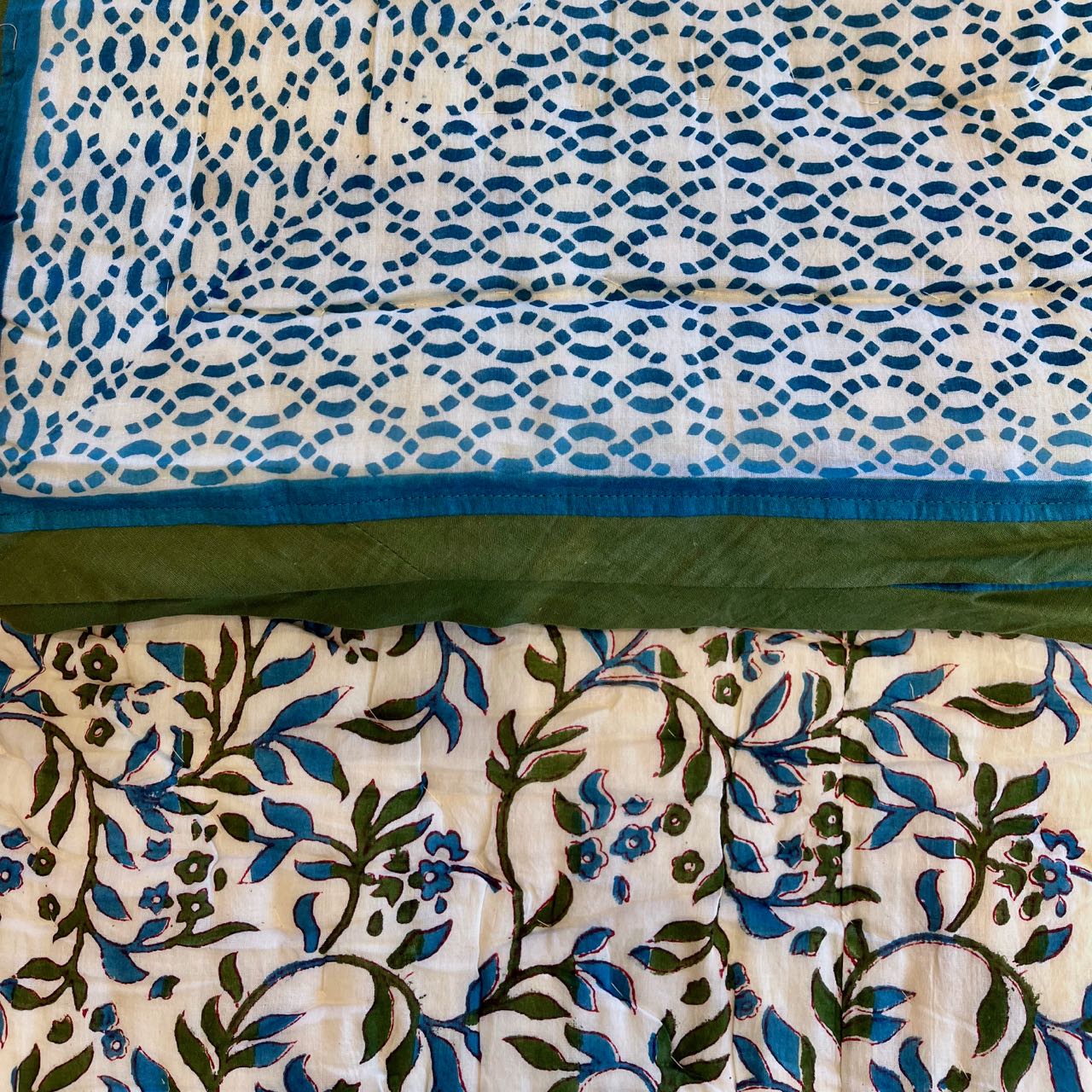 Blockprinted Cotton Quilts TWIN