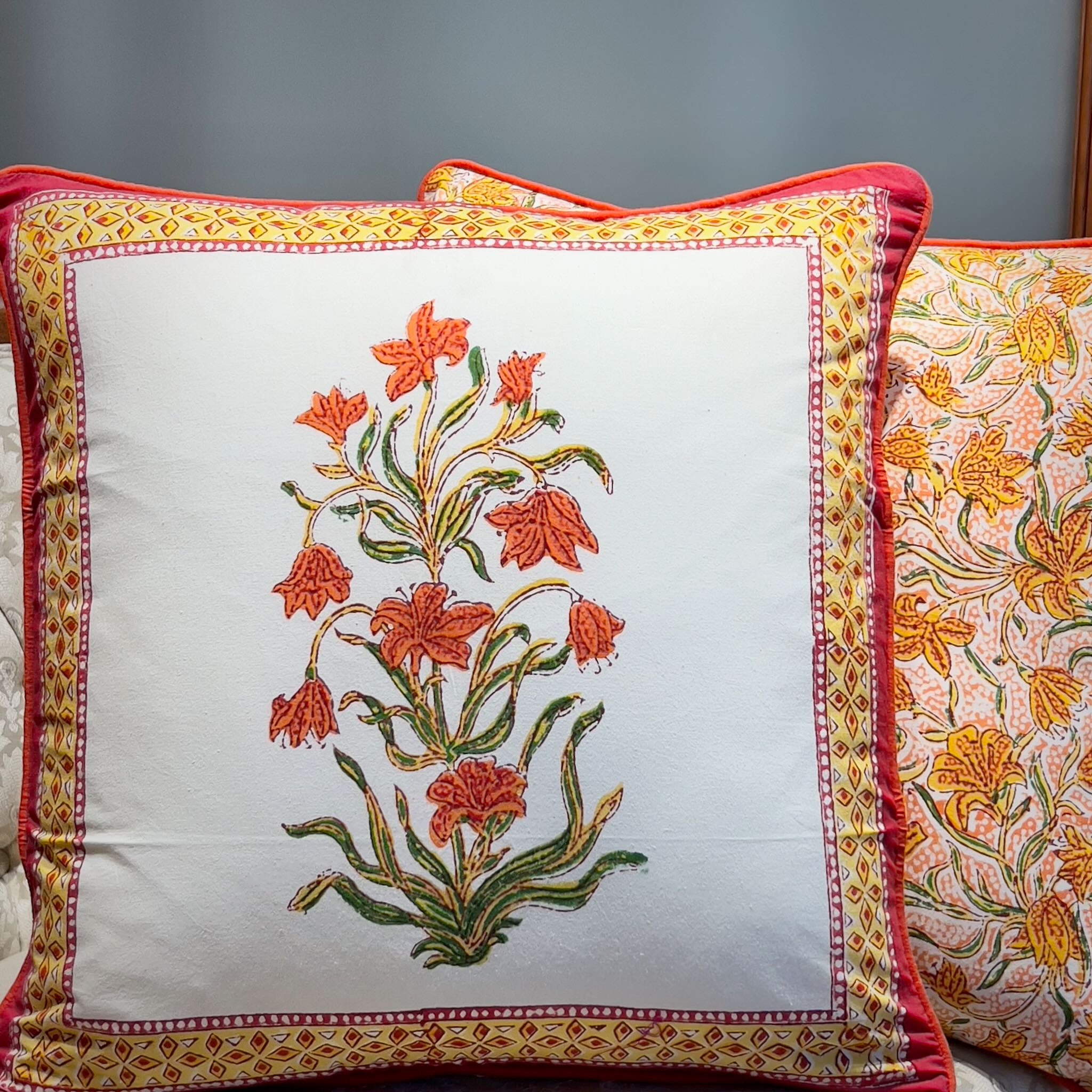 Blockprinted Cushion Covers