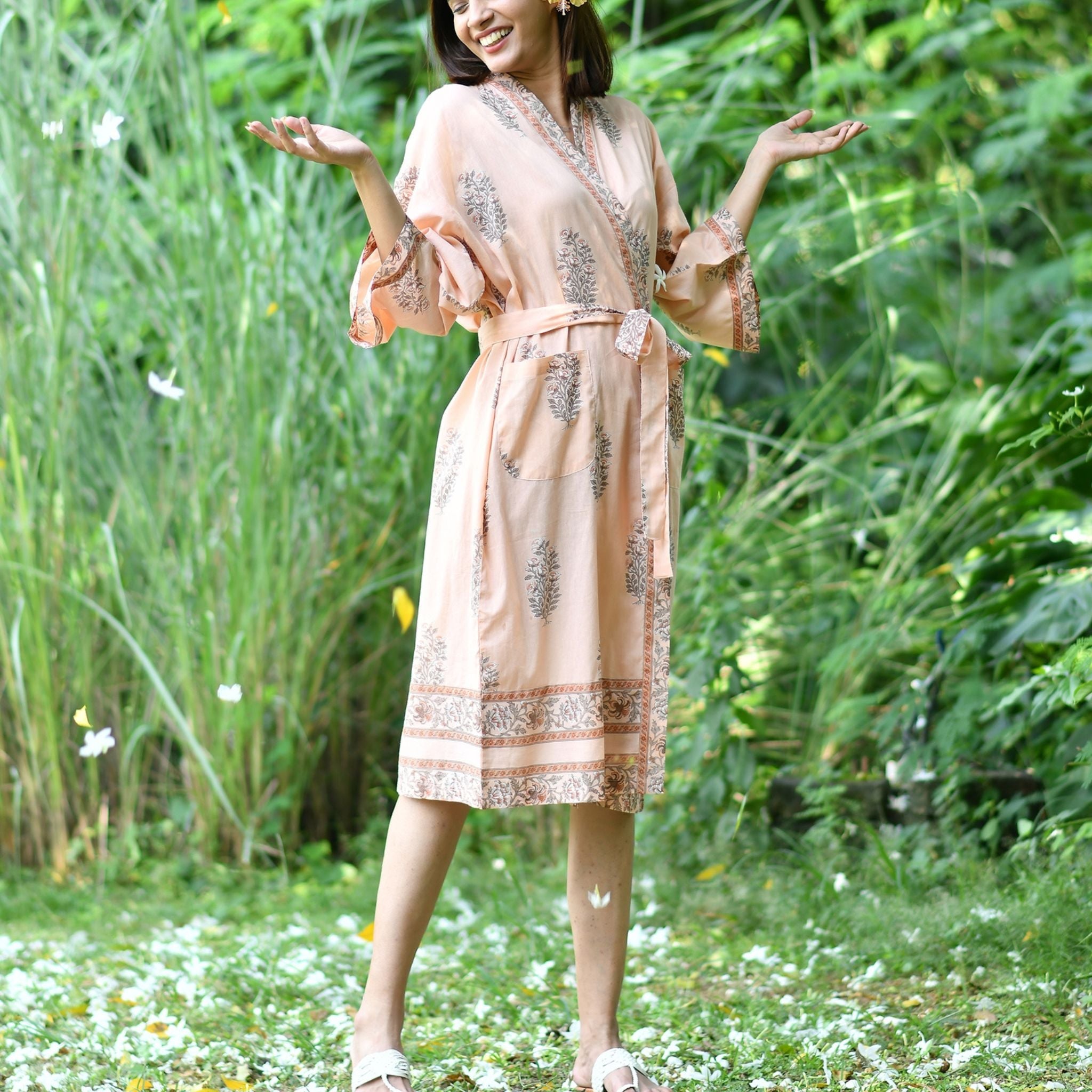 Cotton Voile Kimono Robes