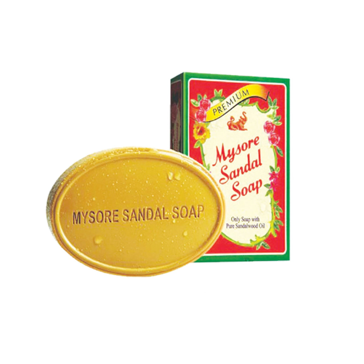 Mysore Sandalwood Soap detail view 2 – Hill Station Ashland