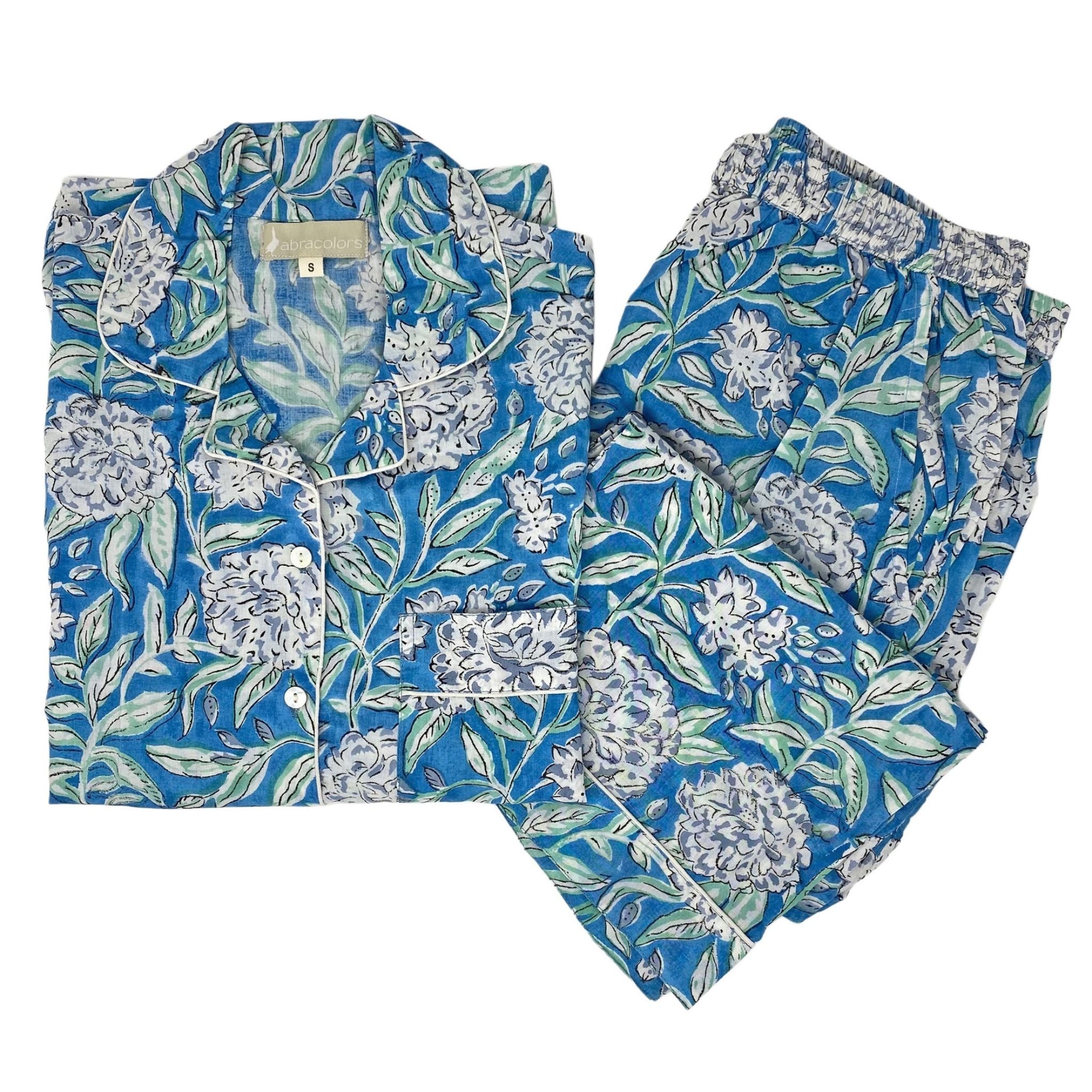 Blockprinted Cotton Pajamas