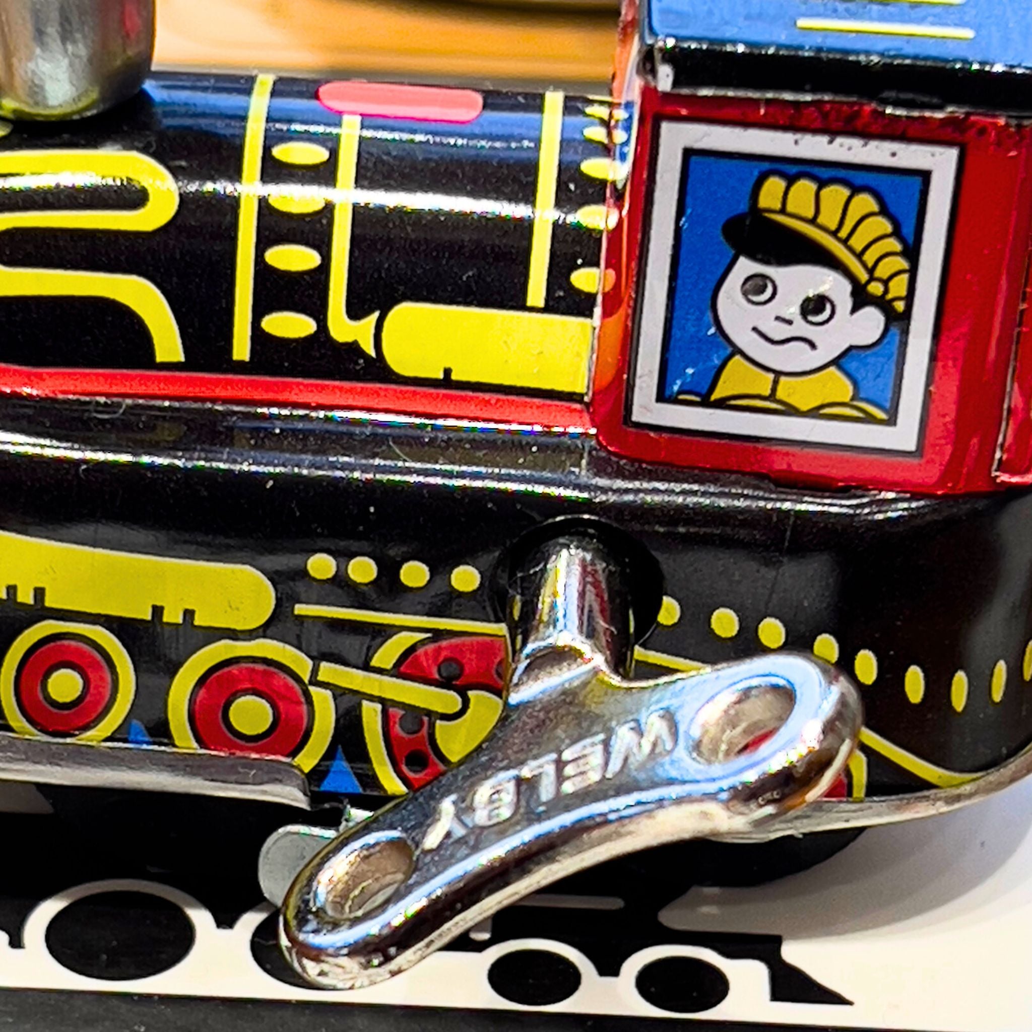 Train Engine Tin Toy Collectible