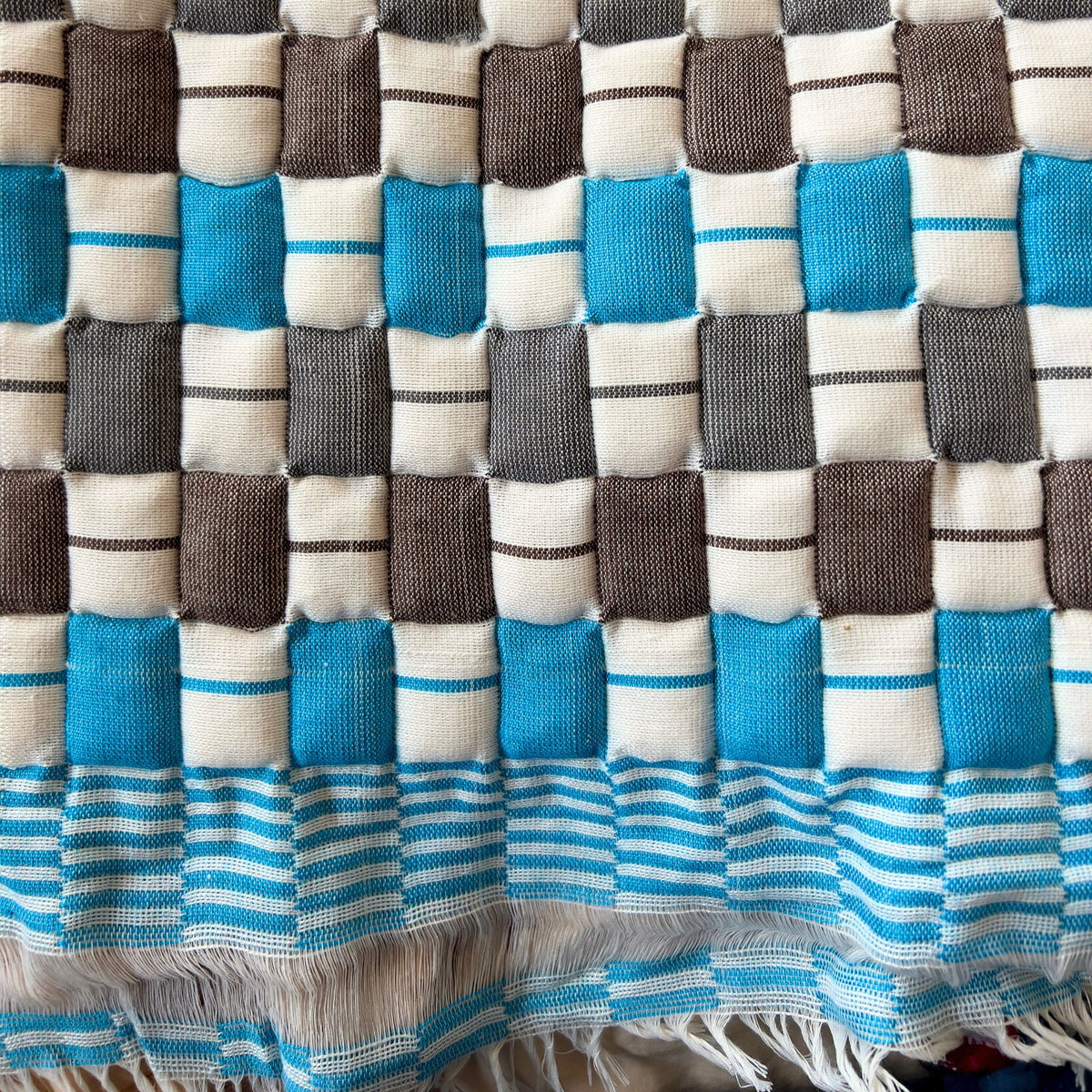 Sujani Woven Throws detail view 4 – Hill Station Ashland