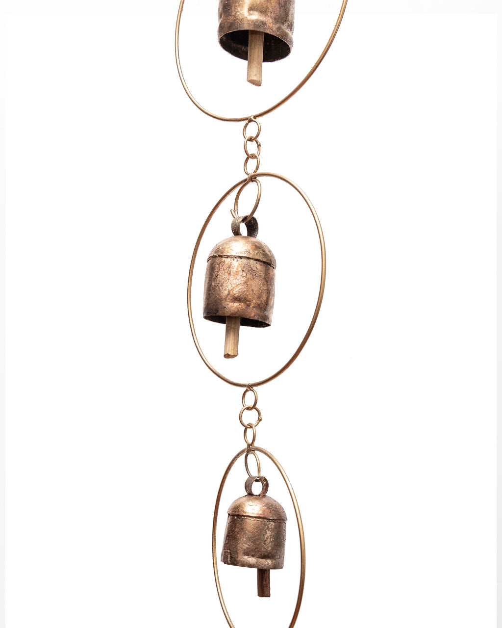 Bronze Hand-tuned Garden Wind Chimes India ~ 20 - 40 detail view 19 – Hill Station Ashland