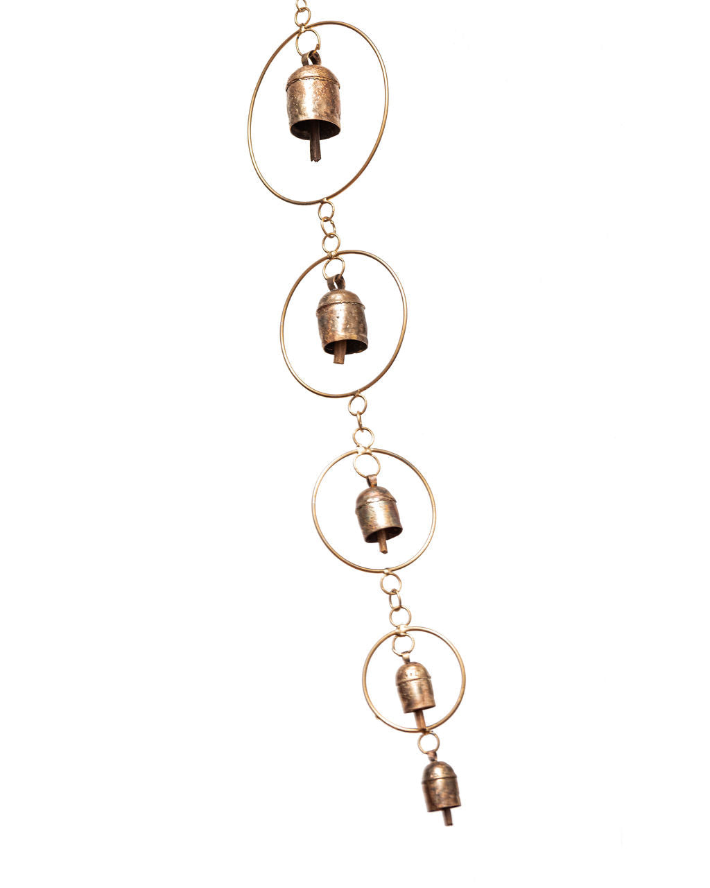 Bronze Hand-tuned Garden Wind Chimes India ~ 20 - 40 detail view 17 – Hill Station Ashland