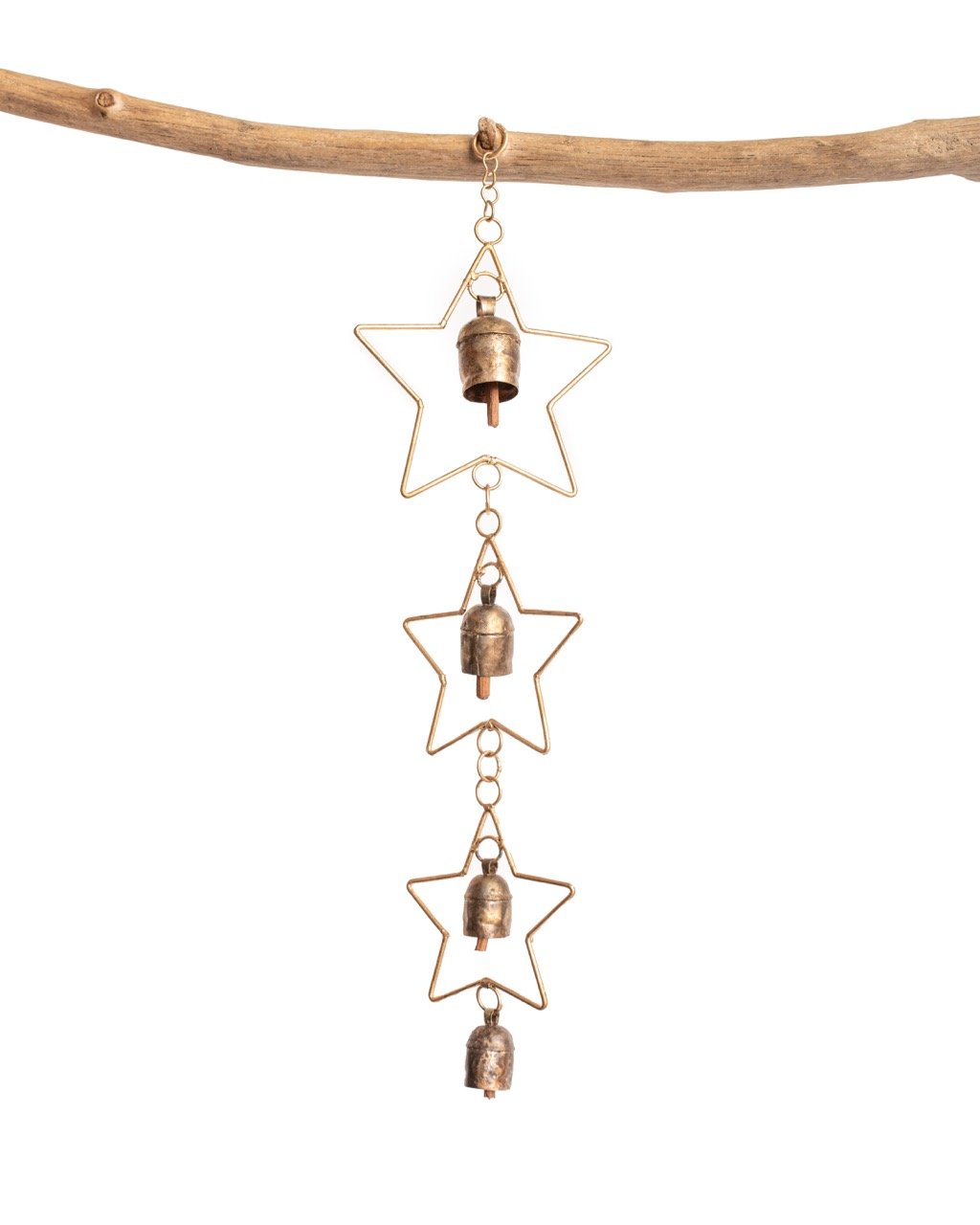 Bronze Hand-tuned Garden Wind Chimes India ~ 20 - 40 detail view 3 – Hill Station Ashland