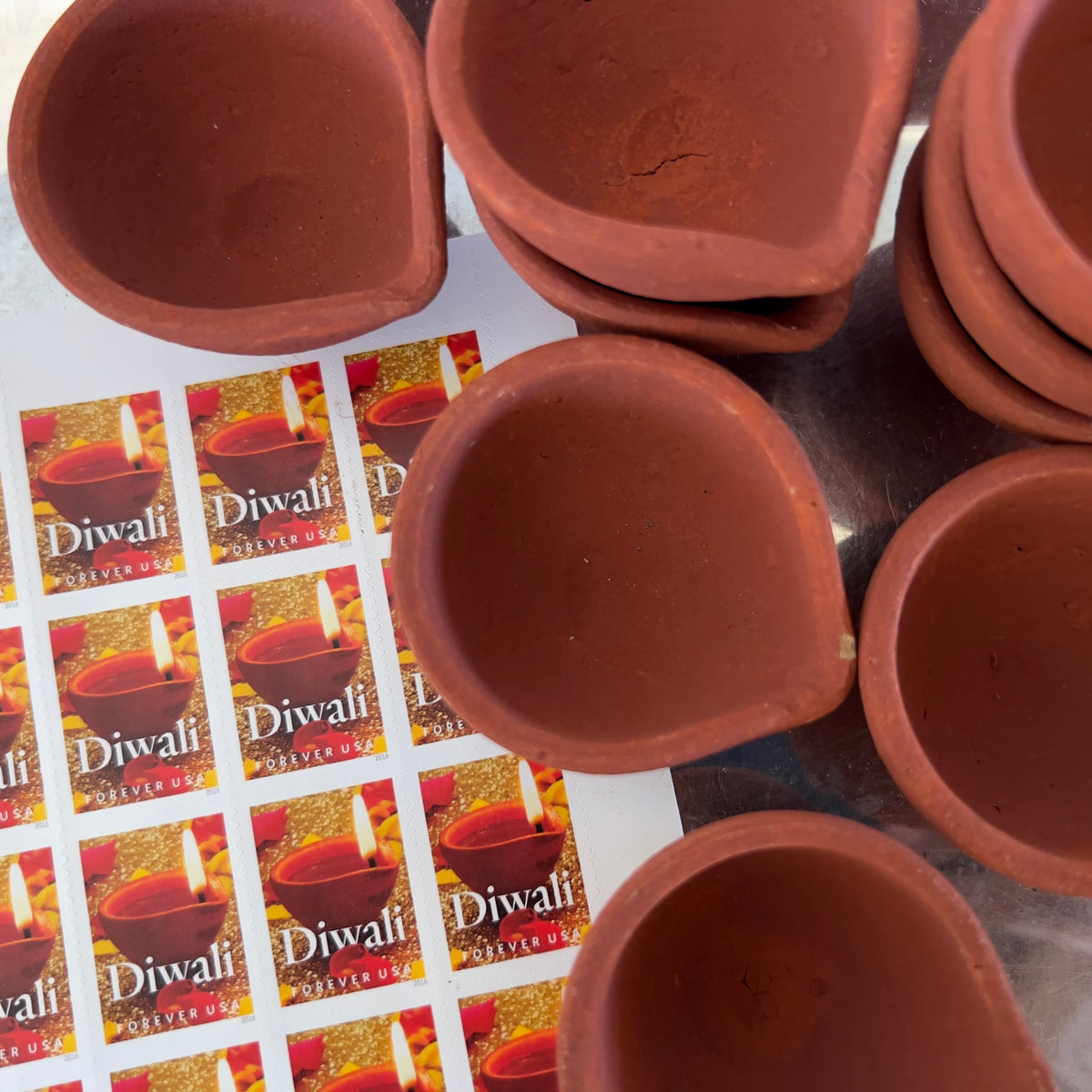 Diya Oil Lamps for Diwali detail view 2 – Hill Station Ashland