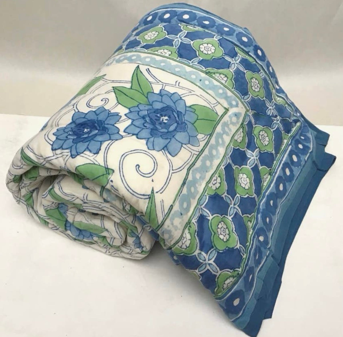 Blockprinted Cotton Quilts, King